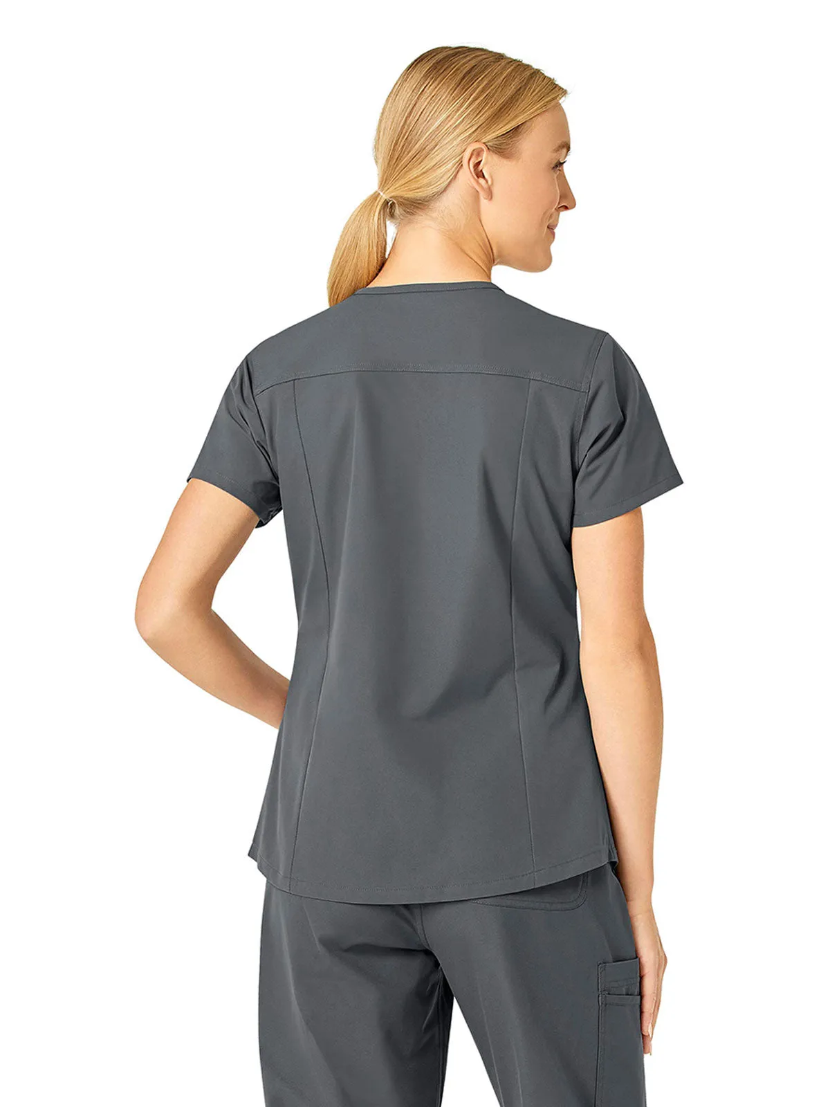 Force Essentials - Women's V-Neck 5 Pocket Scrub Top