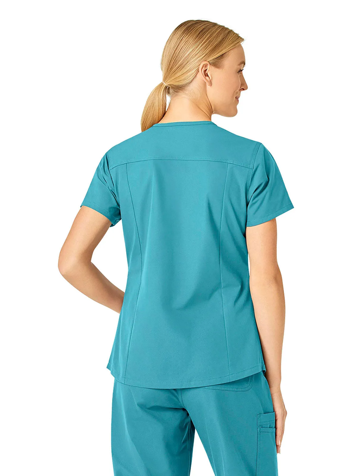 Force Essentials - Women's V-Neck 5 Pocket Scrub Top