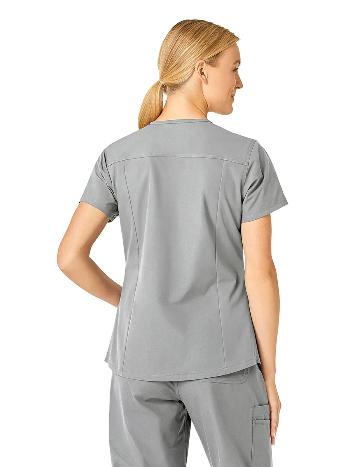 Force Essentials - Women's V-Neck 5 Pocket Scrub Top