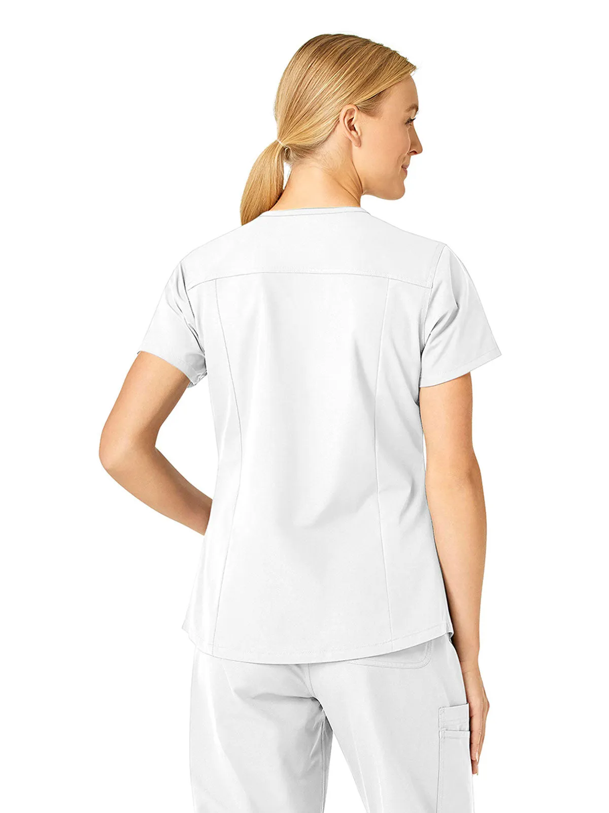 Force Essentials - Women's V-Neck 5 Pocket Scrub Top