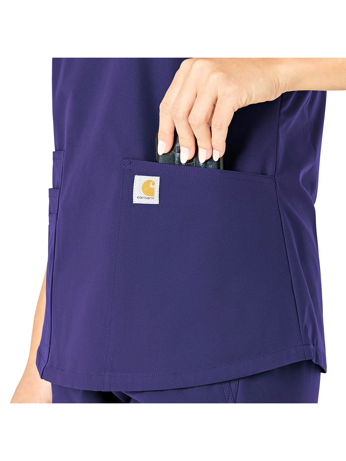 Force Essentials - Women's V-Neck 5 Pocket Scrub Top