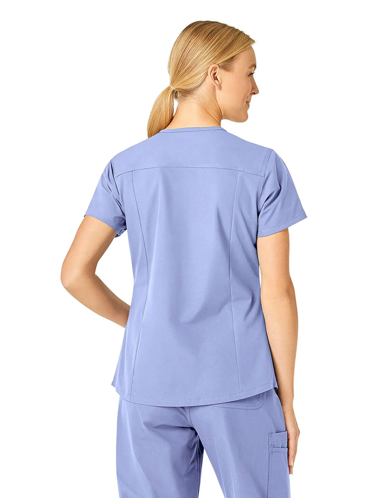 Force Essentials - Women's V-Neck 5 Pocket Scrub Top