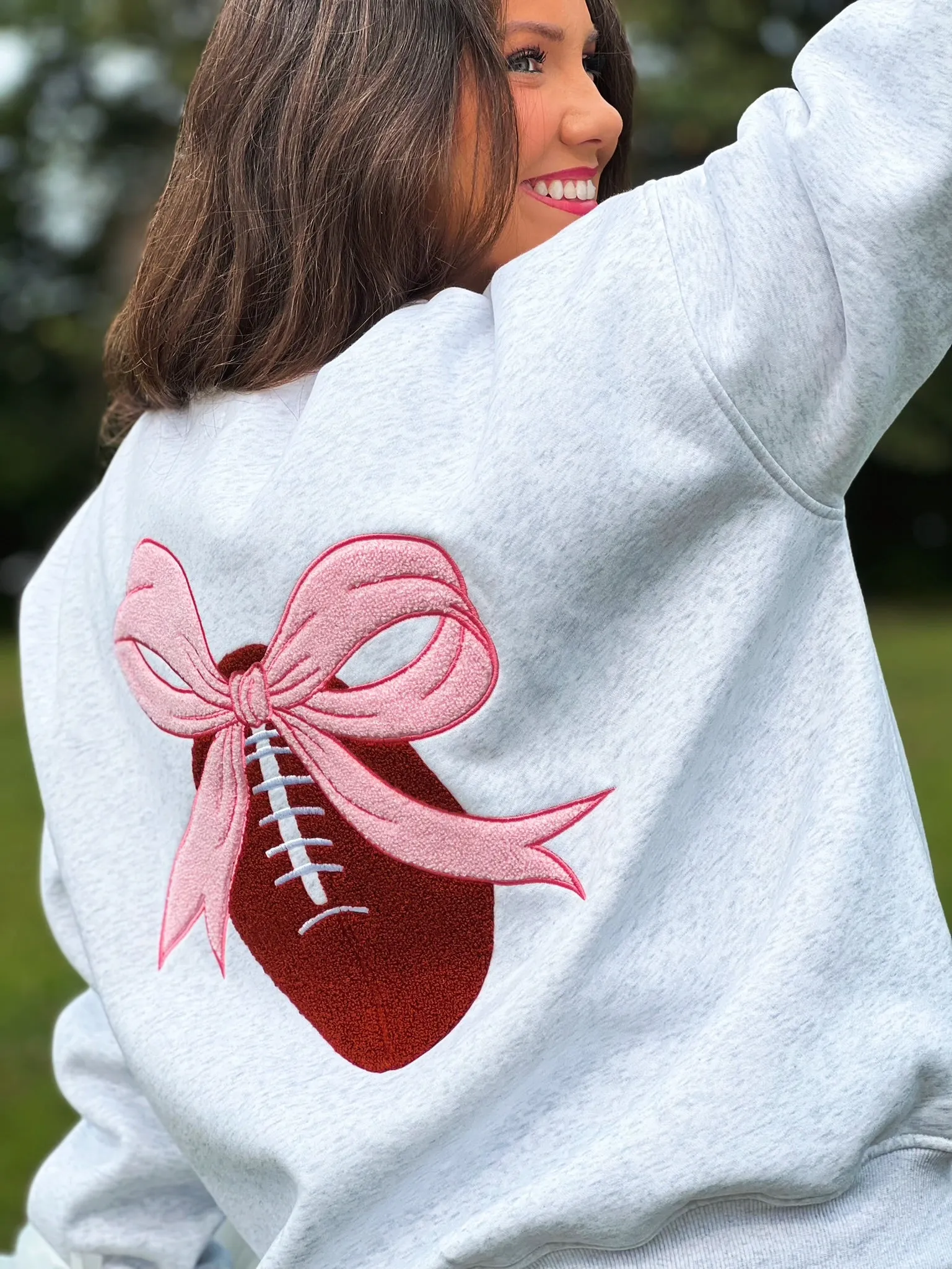 Game Day Bow Sweatshirt