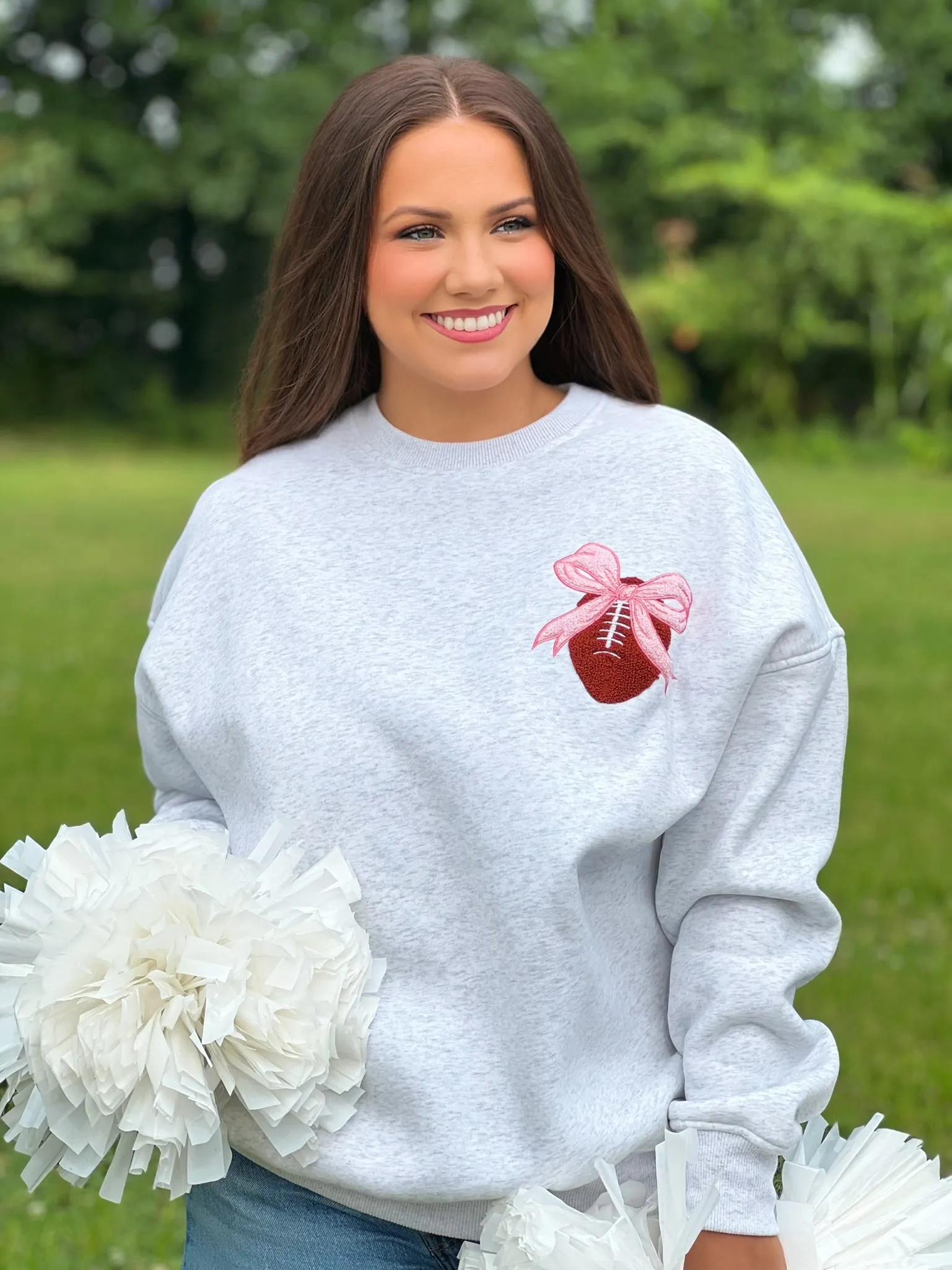 Game Day Bow Sweatshirt