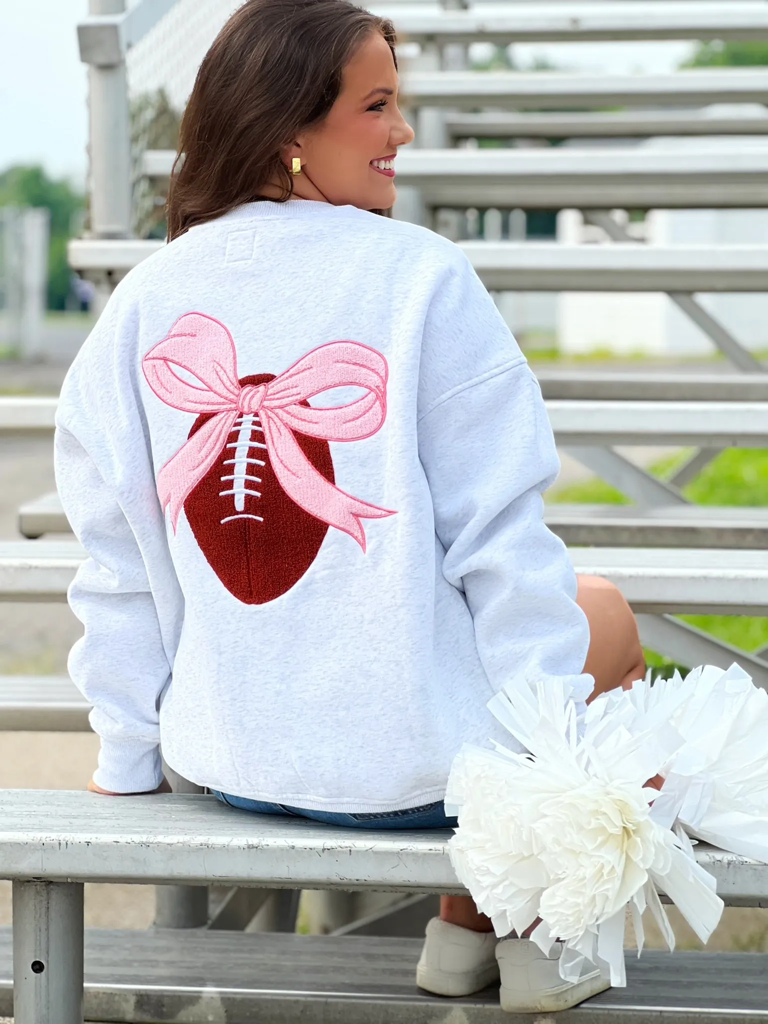 Game Day Bow Sweatshirt