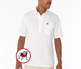 Georgia - Coach's Performance Players Shirt - Bulldog - White