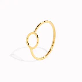 Gold Circle Ring