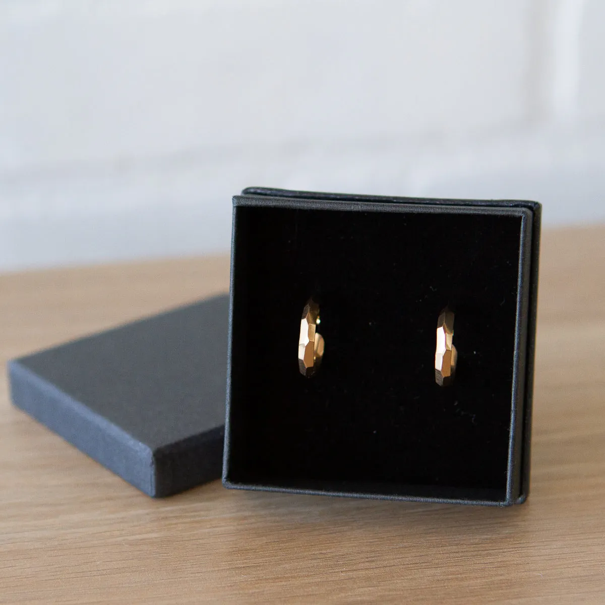 Gold Denali Hoop Earrings