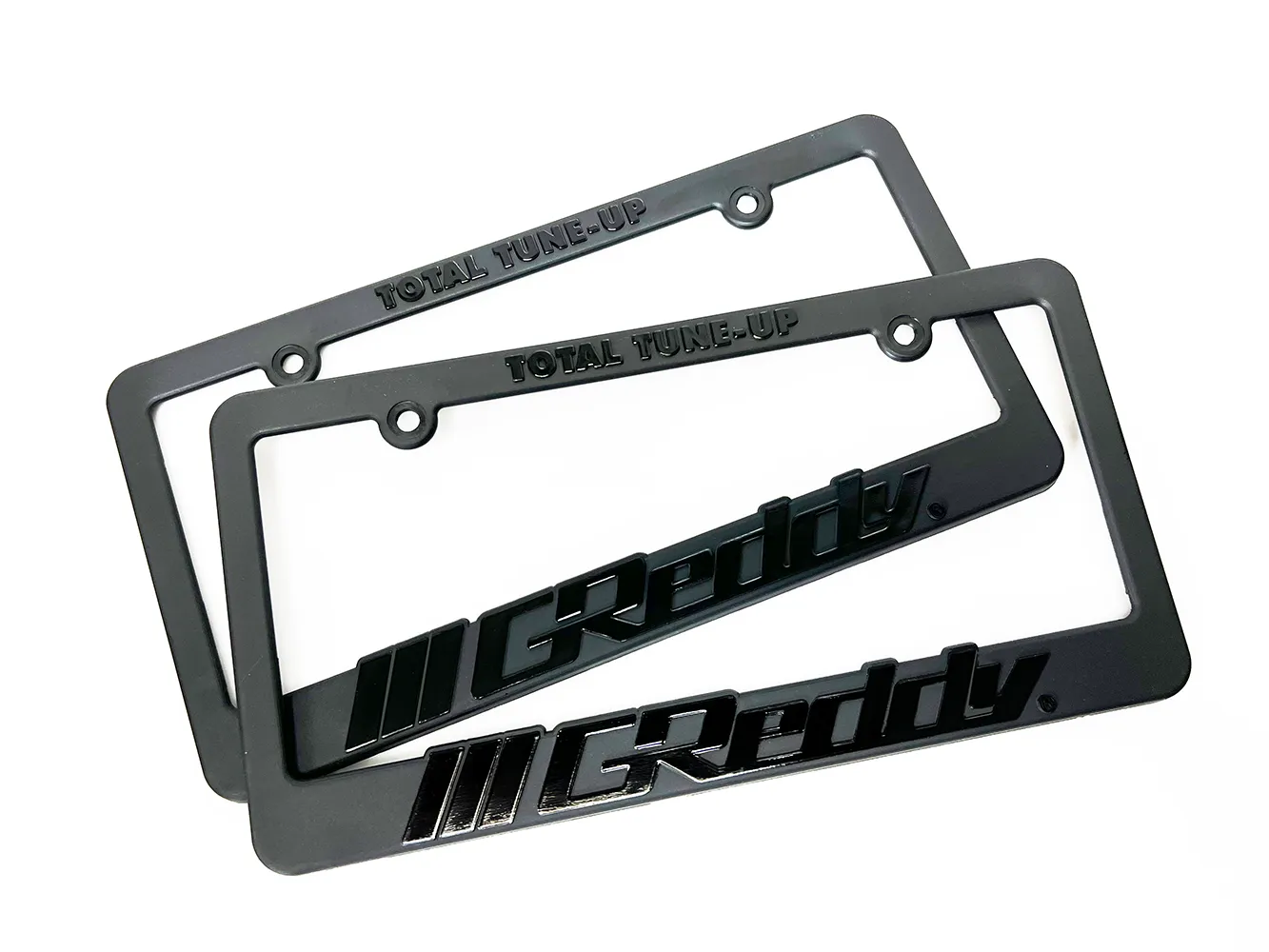 GReddy Total Tune Up  License Plate Frame - "Black-out" or "Color"