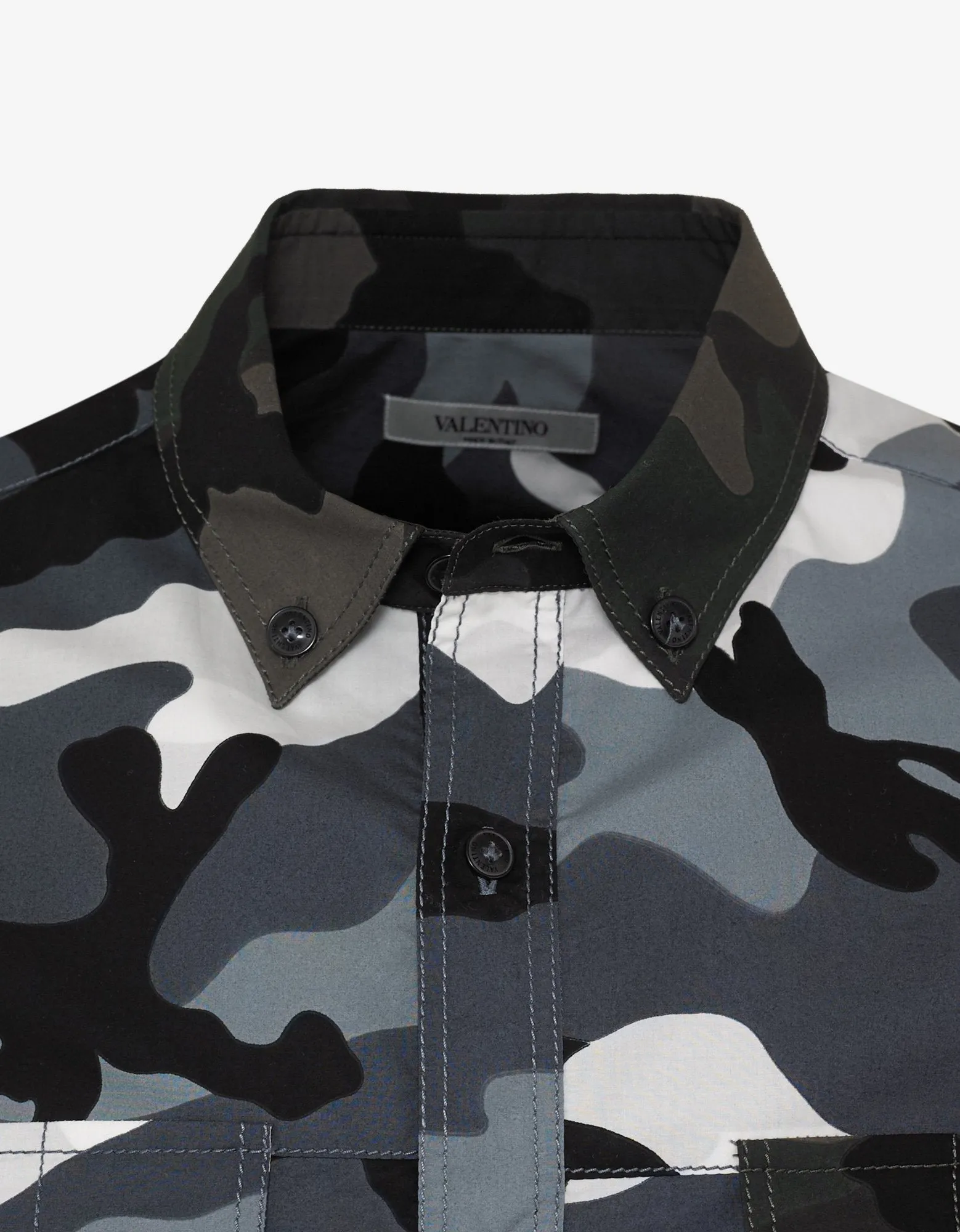 Grey Camouflage Shirt