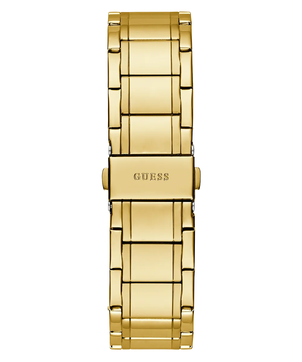 GUESS Mens Gold Tone Analog Watch