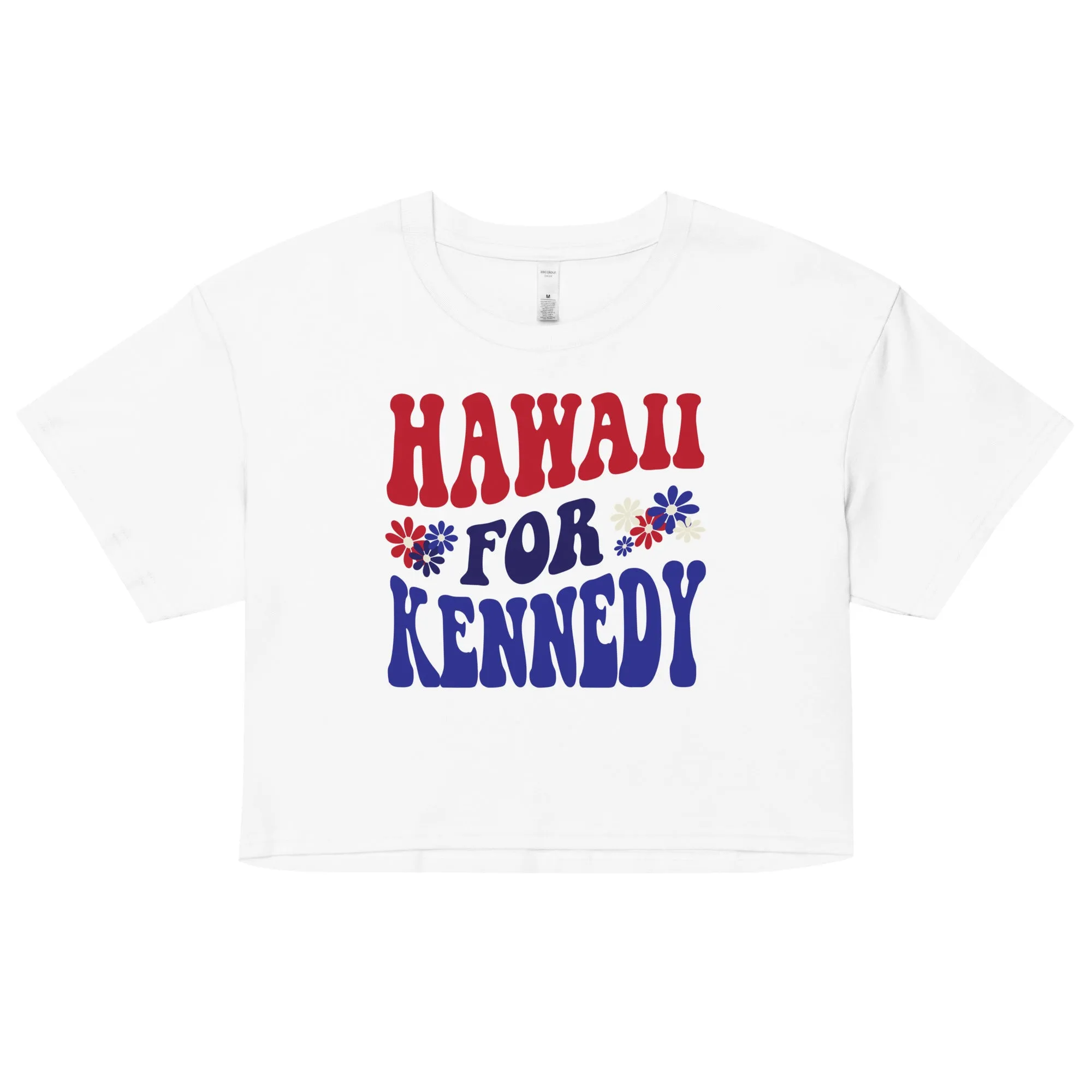 Hawaii for Kennedy Groovy Women’s Crop Top