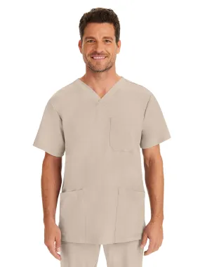 HH Works - Men's Matthew V-Neck Solid Scrub Top [1]