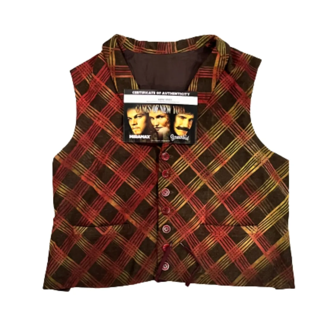 HOLLYWOOD PICTURES™: GANGS OF NEW YORK | Amsterdam's (Leonardo DiCaprio) Custom-Made Costume  Vest (1 of 1)