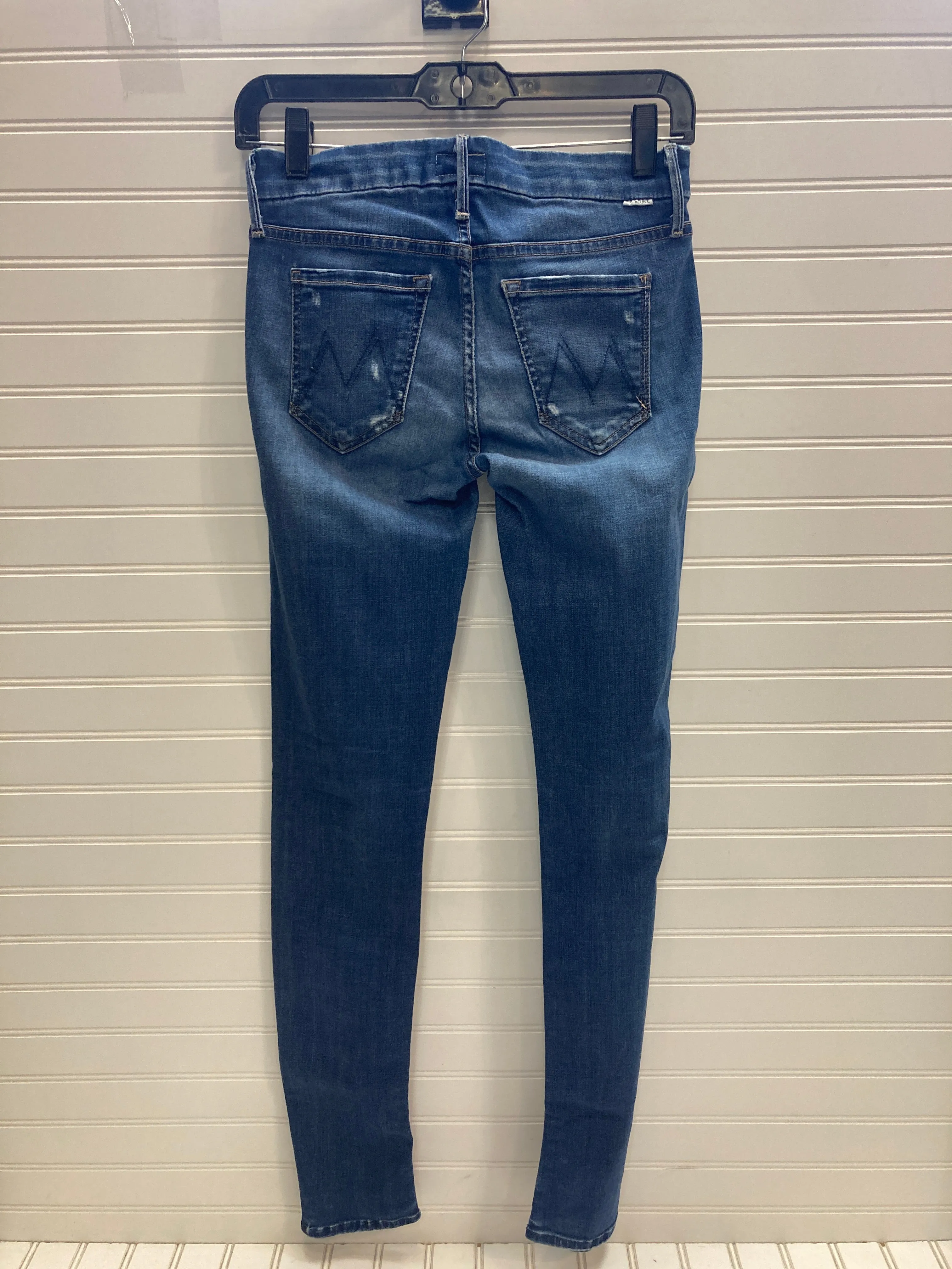 Jeans Skinny By Mother In Blue Denim, Size: 2