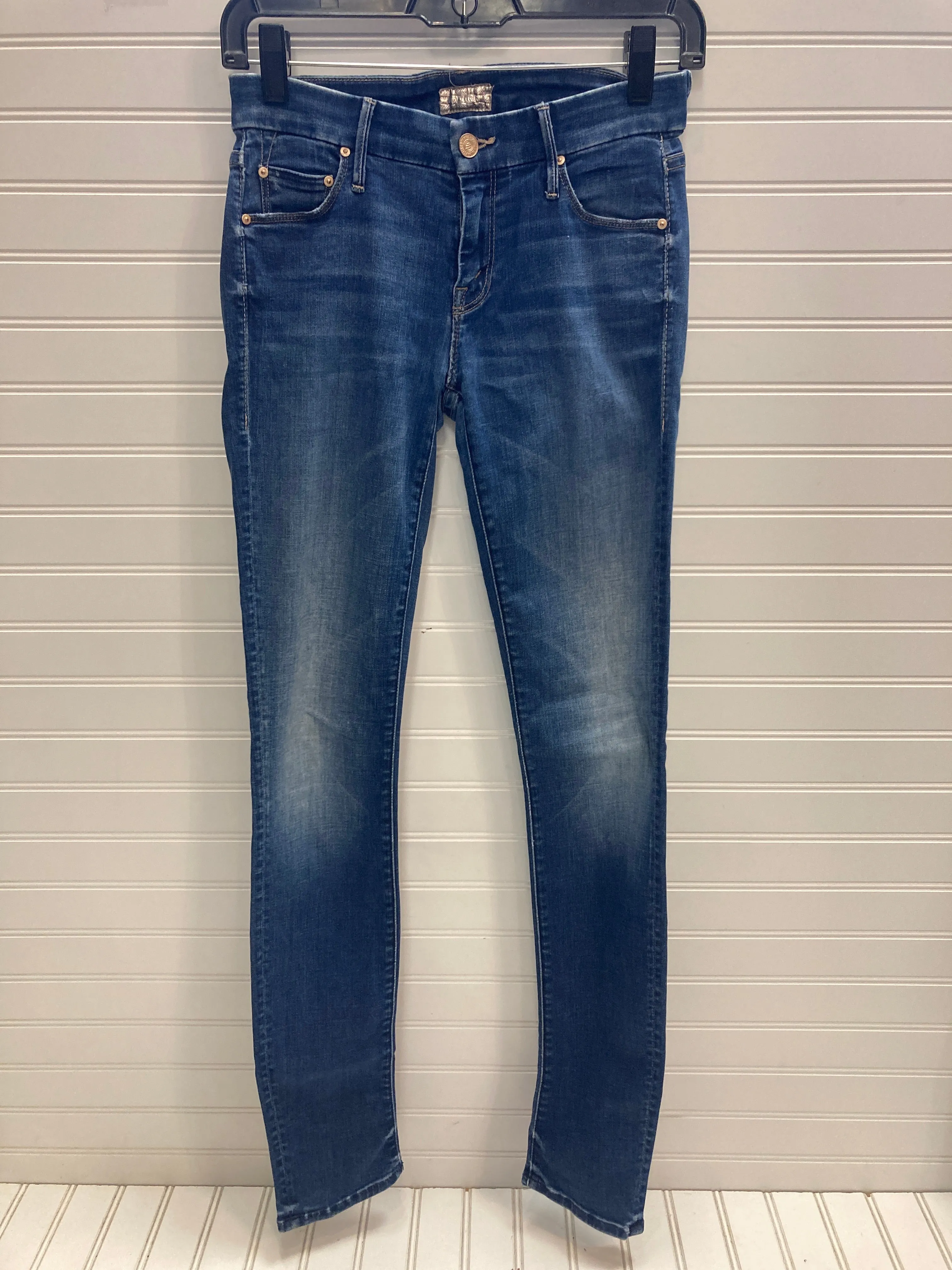 Jeans Skinny By Mother In Blue Denim, Size: 2