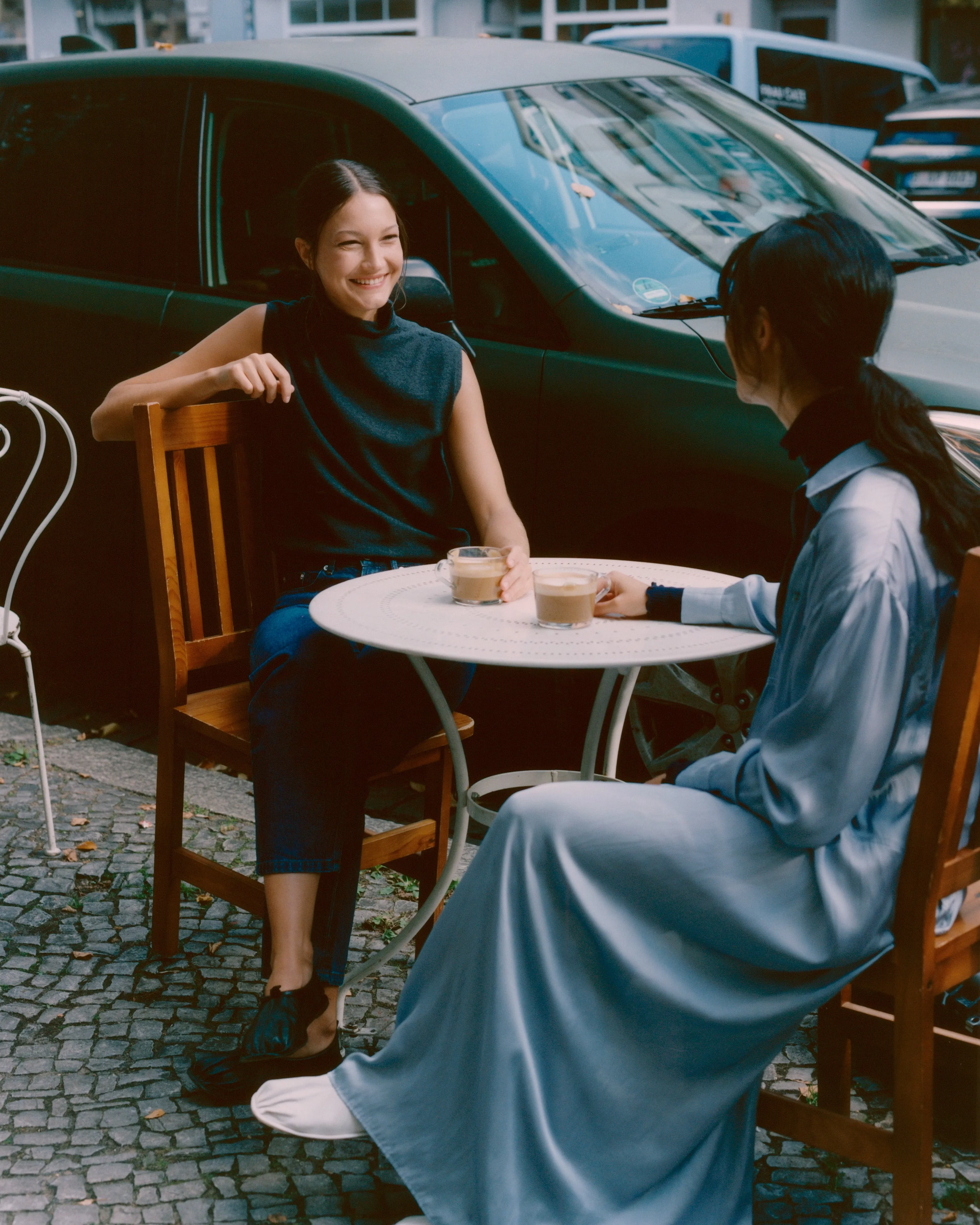 Kelly Classic shirt dress / Cloudy Blue