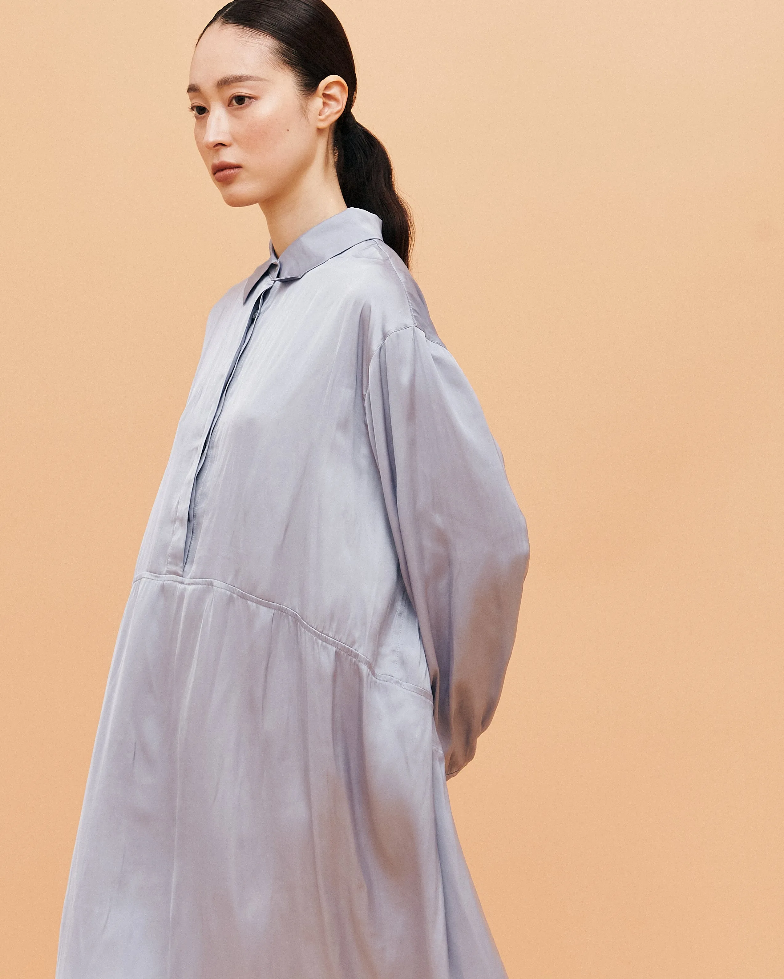 Kelly Classic shirt dress / Cloudy Blue