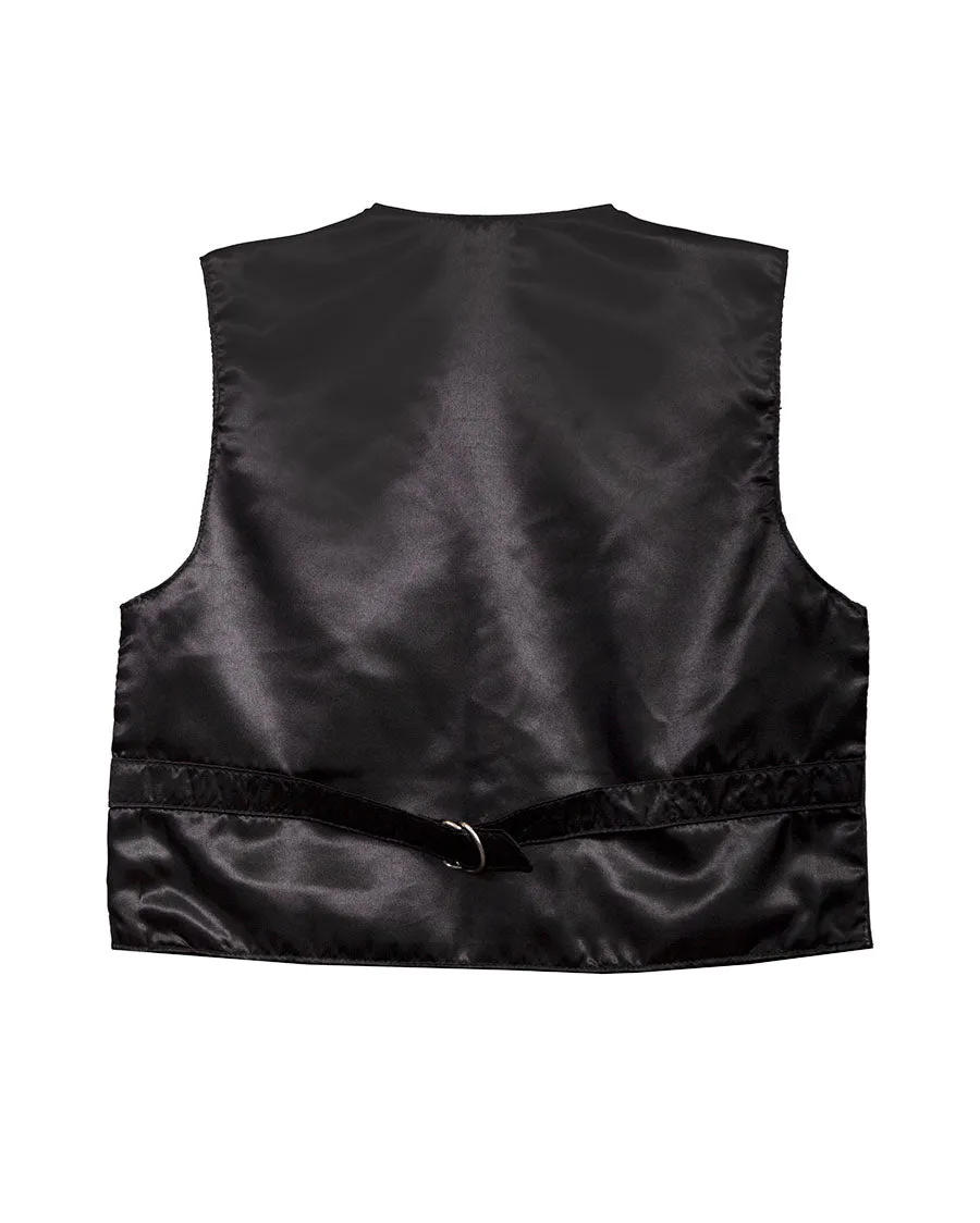 Kids' Snap Front Lambskin Vest