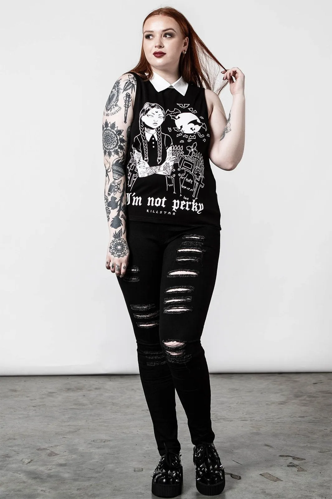 Killstar Perky Collared Vest