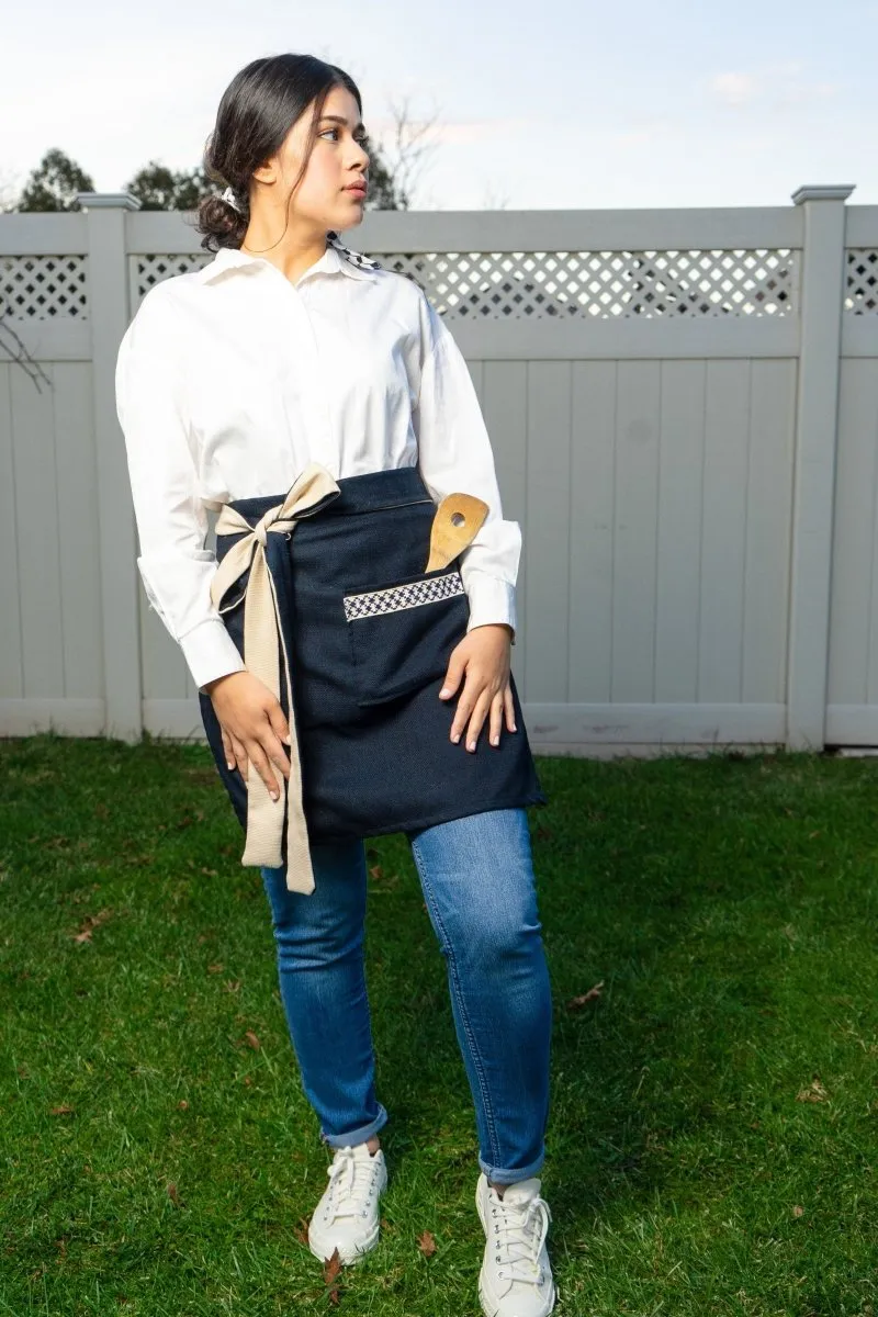 Kuffiyeh Apron in Blue