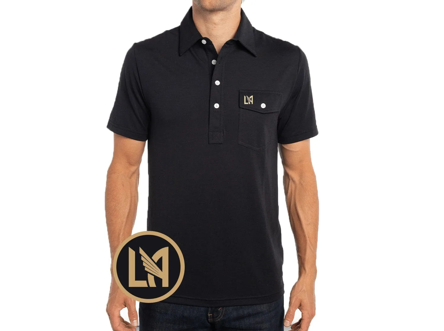 LAFC - Performance Players Shirt - LA - Black