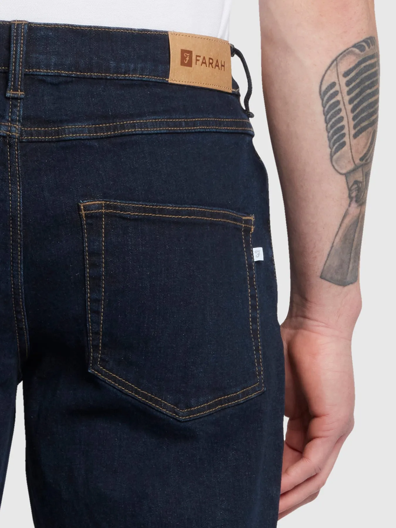 Lawson Regular Fit Stretch Jeans In Rinse Denim