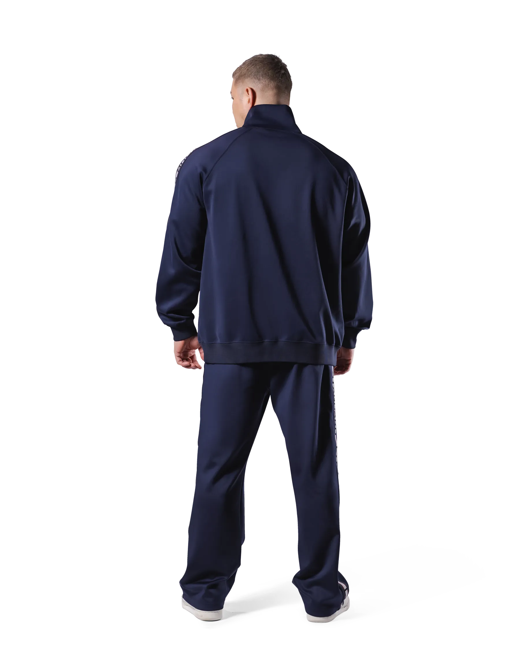 Logo Line Track Jacket - Navy