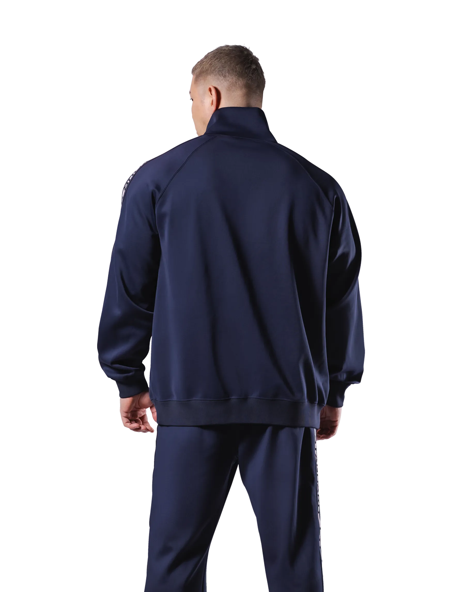 Logo Line Track Jacket - Navy