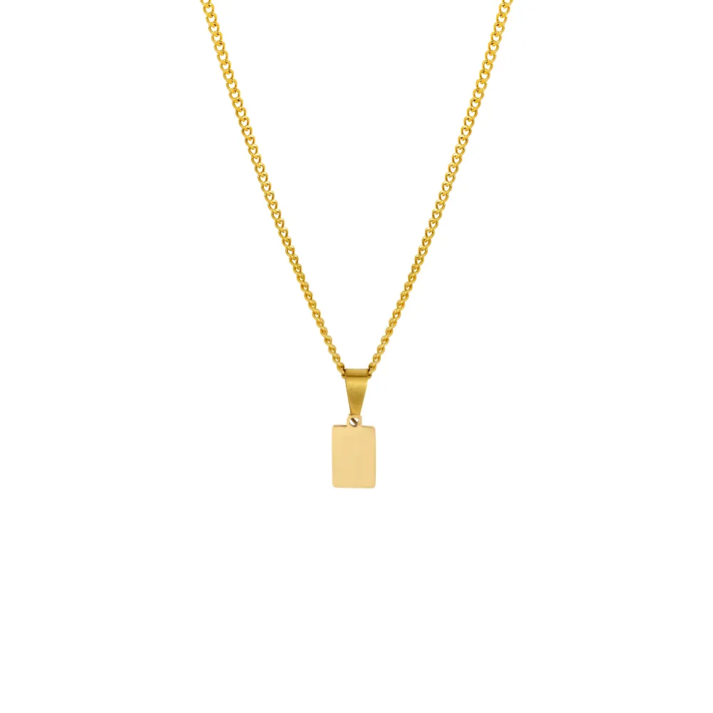 Mini Bar Pendant - Gold