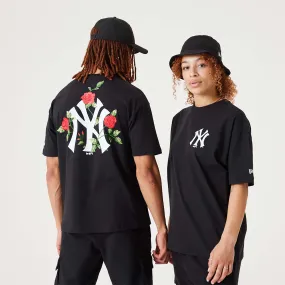 NEW ERA NY YANKEES MLB FLORAL GRAPHIC OVER-SIZED TEE