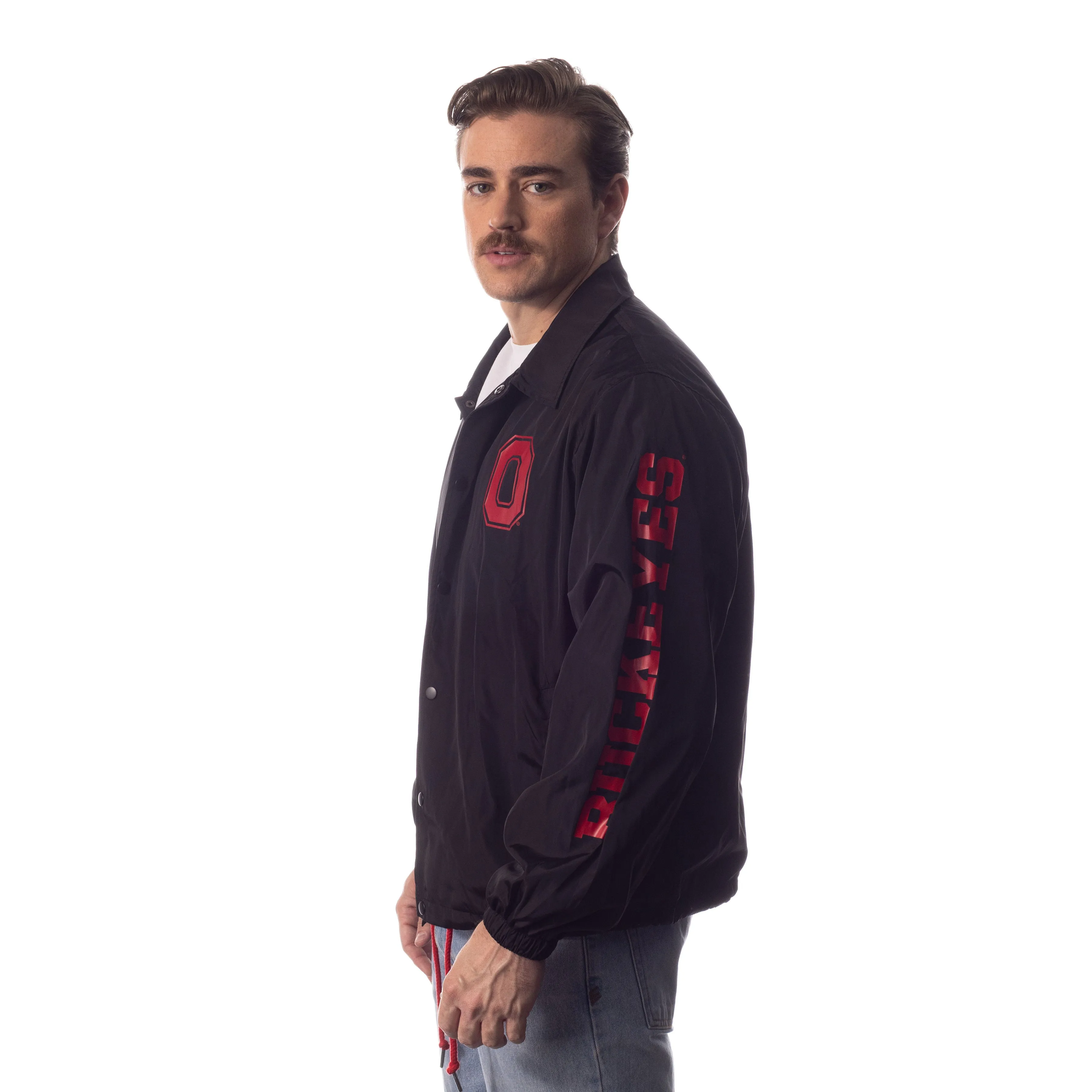 Ohio State Buckeyes Patches Jacket - Black