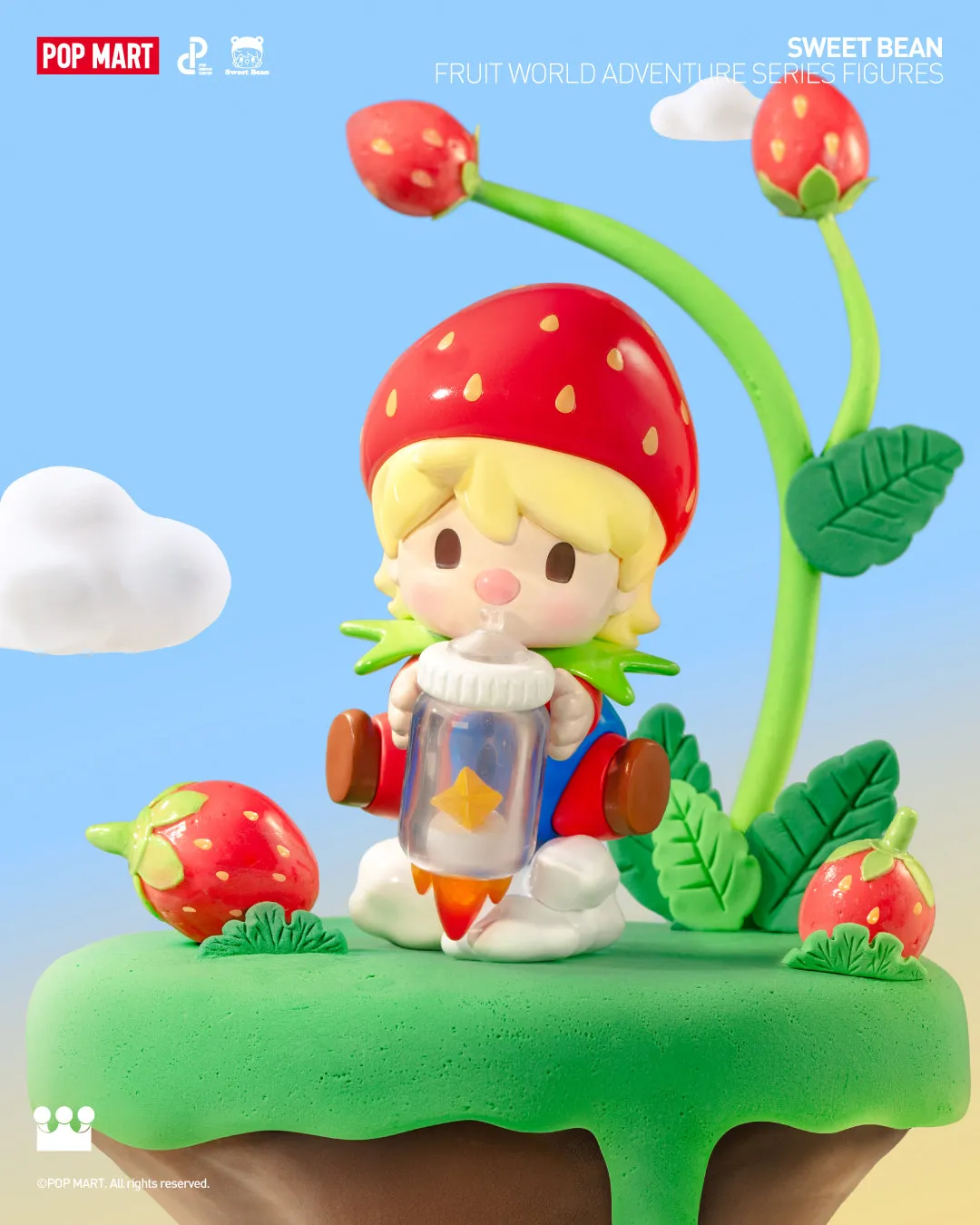 POP MART Sweet Bean Fruit World Adventure Series Figures