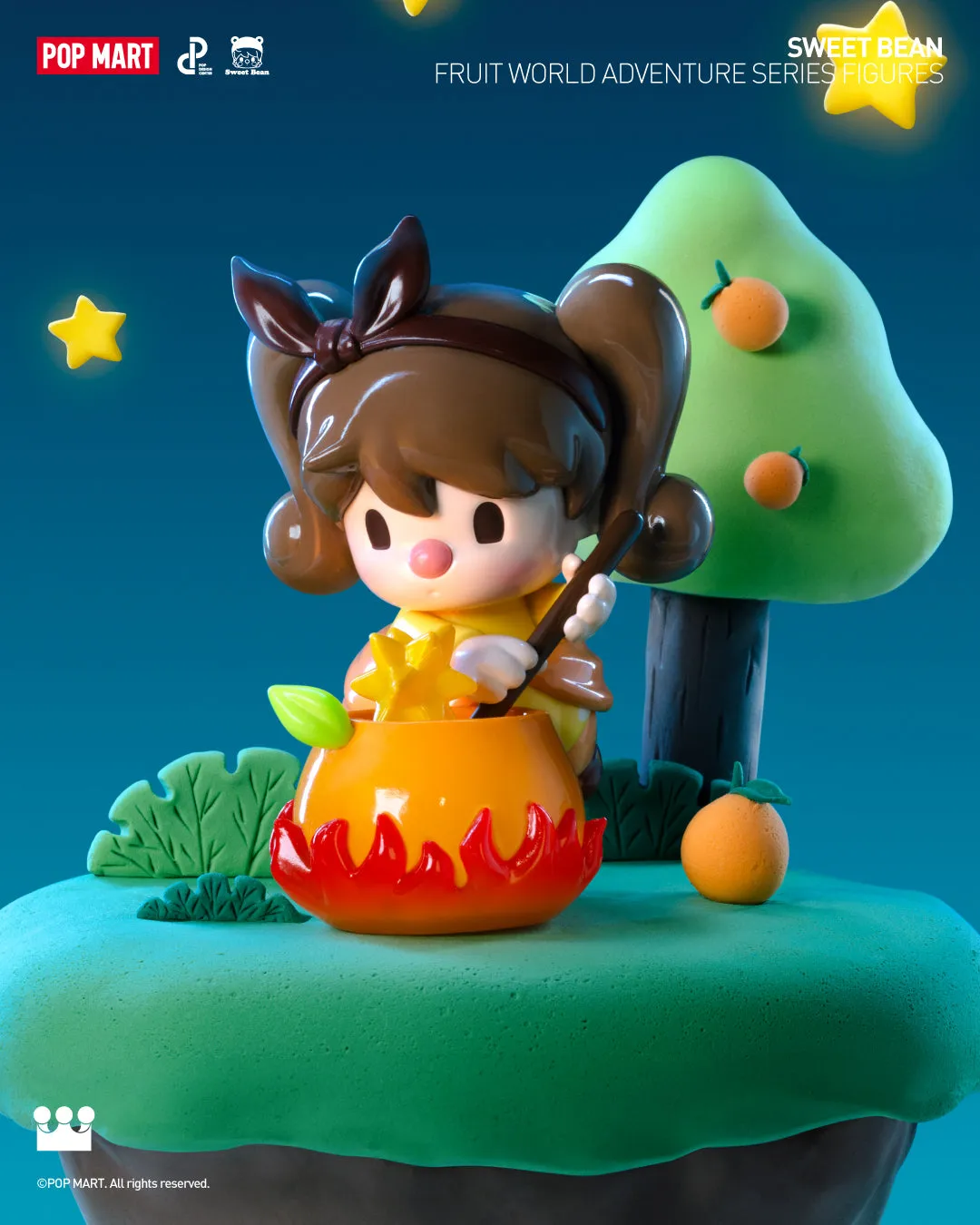 POP MART Sweet Bean Fruit World Adventure Series Figures