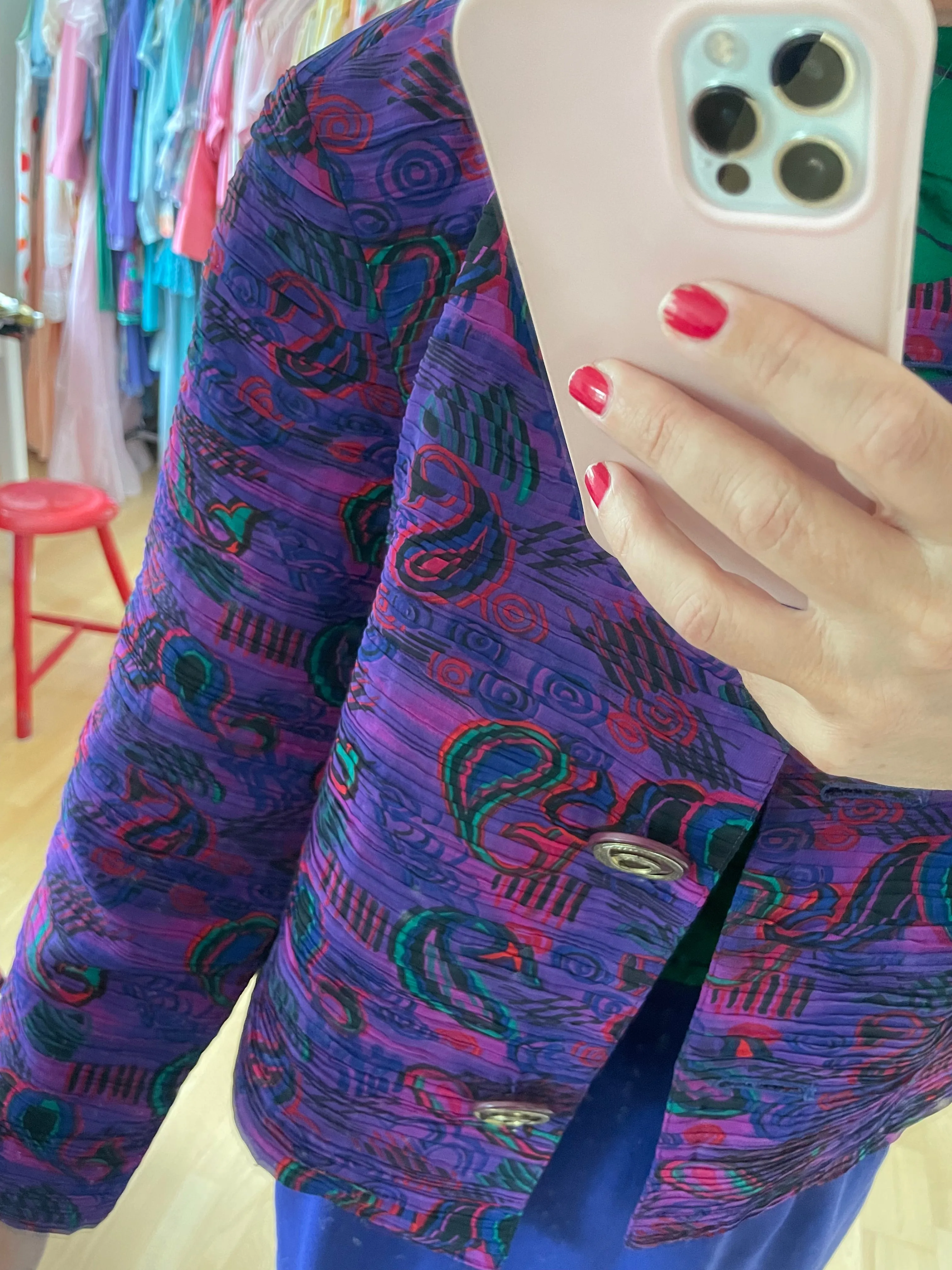 Purple Print Jacket