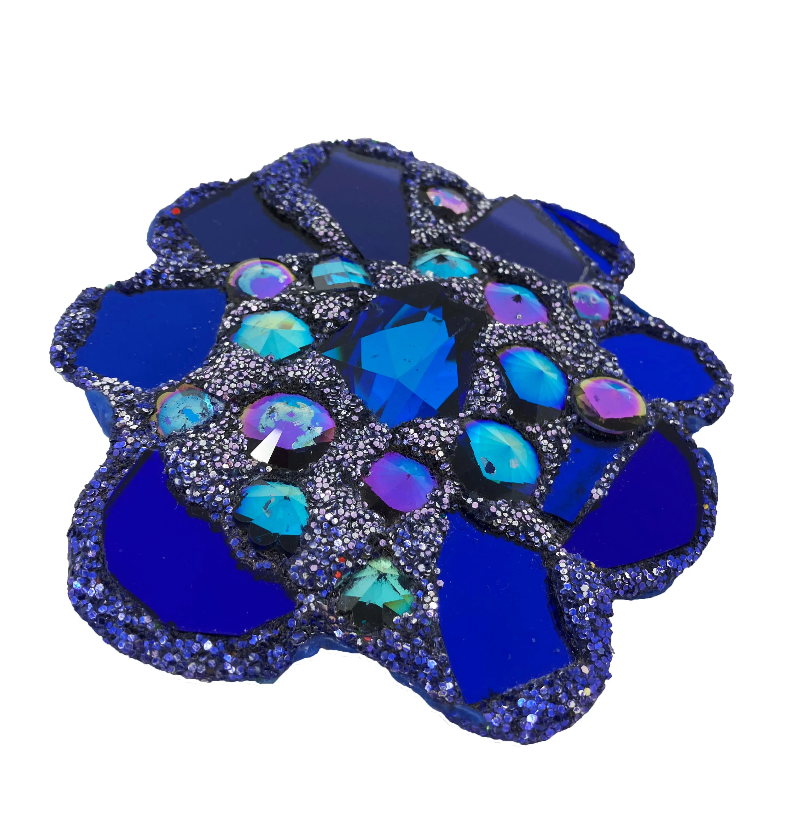 "BLUESY" FLOWER BROOCH, 2022