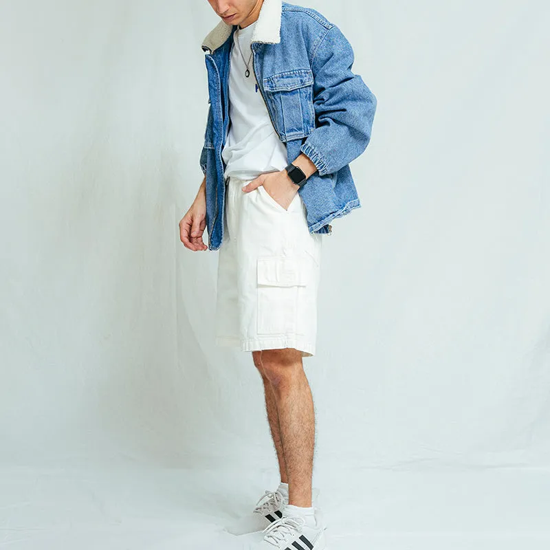 Relaxed Fit Cargo Bermuda Shorts