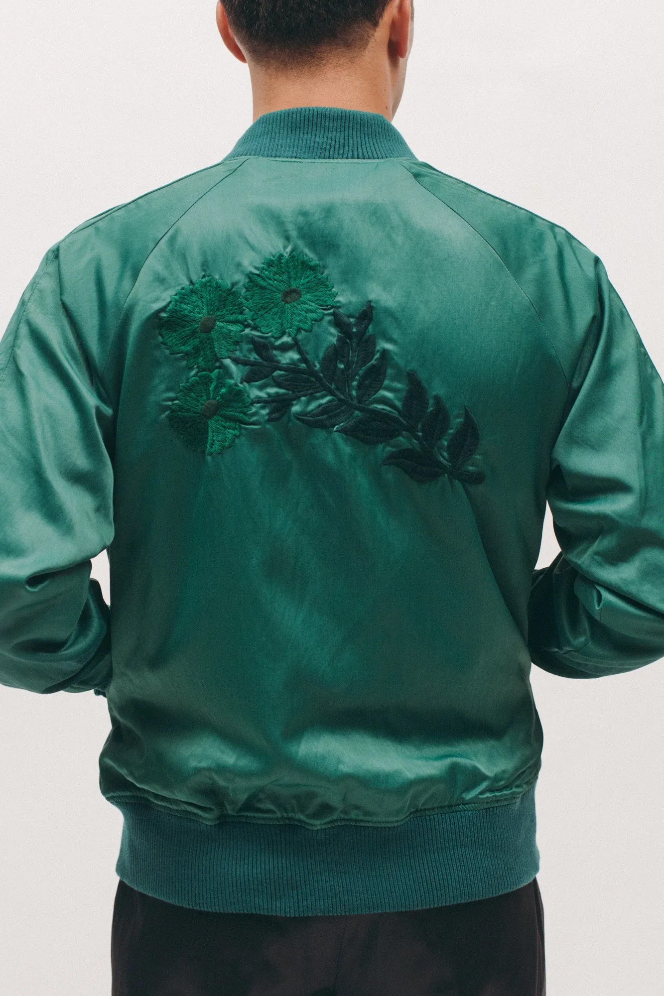 Reversible Souvenir Jacket - Emerald/Black