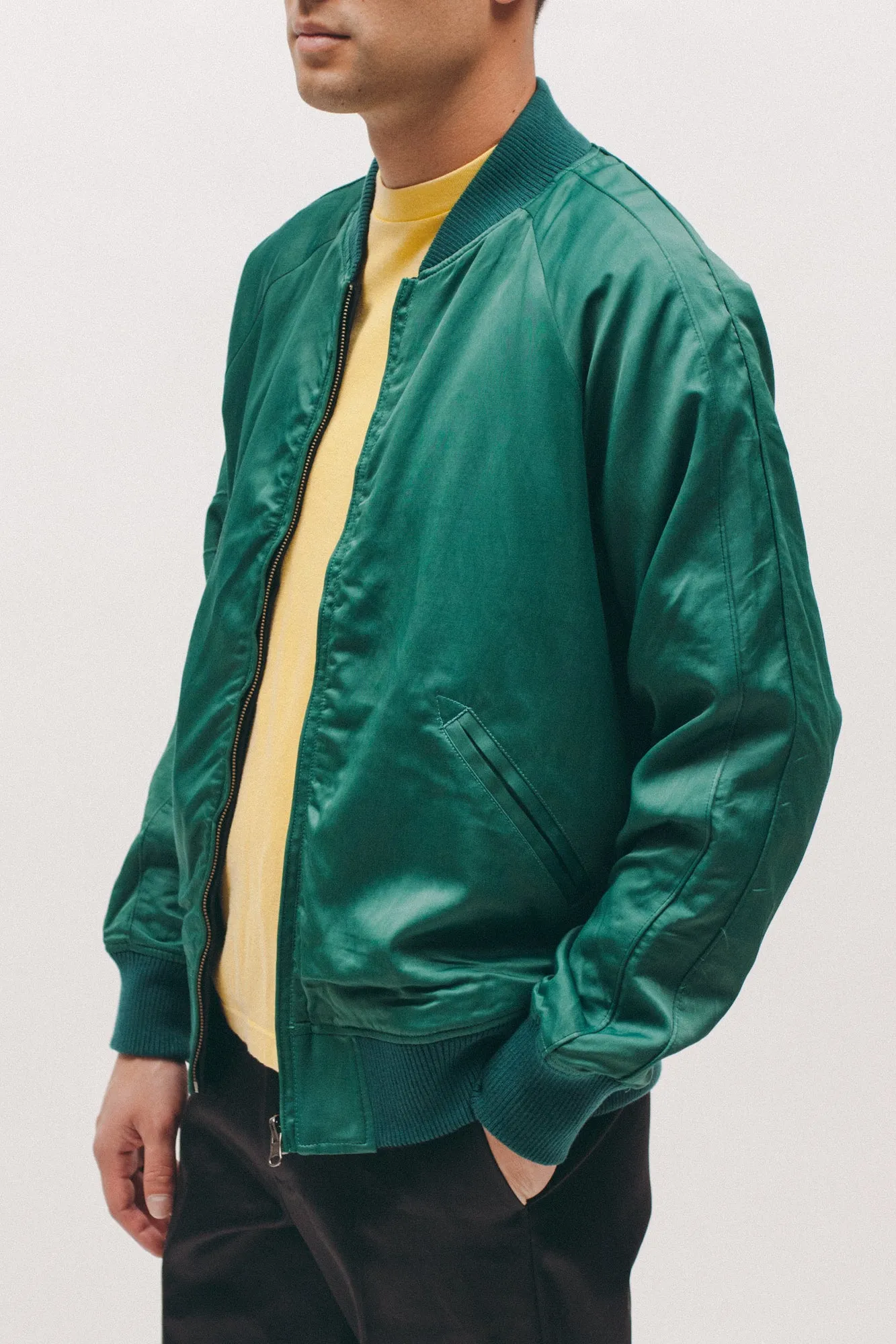 Reversible Souvenir Jacket - Emerald/Black