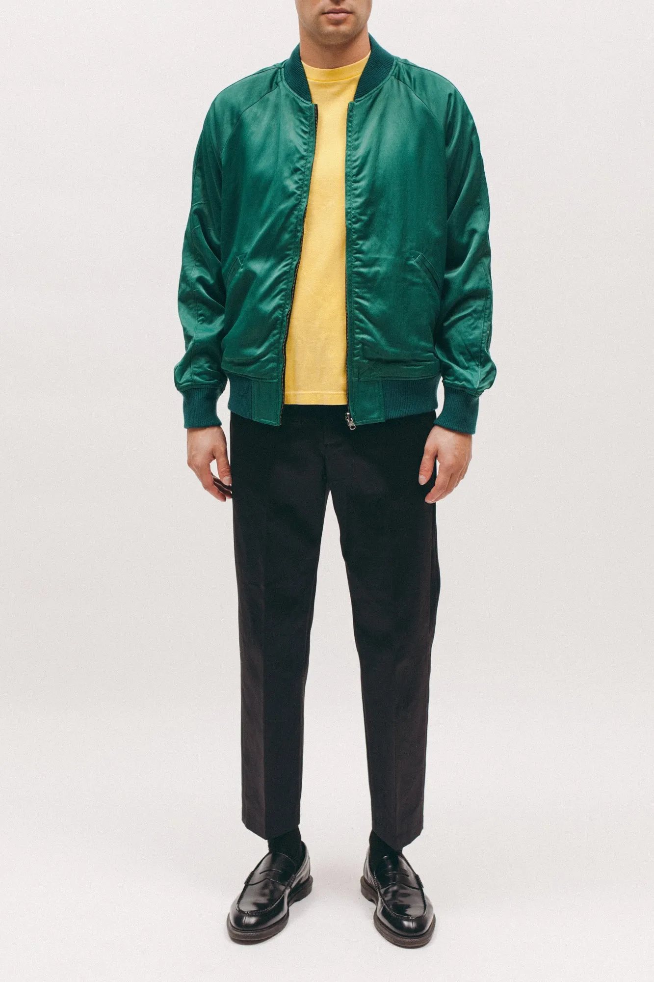 Reversible Souvenir Jacket - Emerald/Black