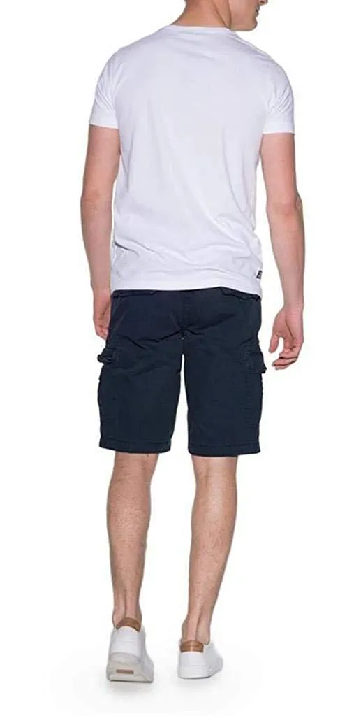 Romano nx Cotton Cargo Shorts for Men- Bermuda with Multi-Pockets & Side Zipper Pockets