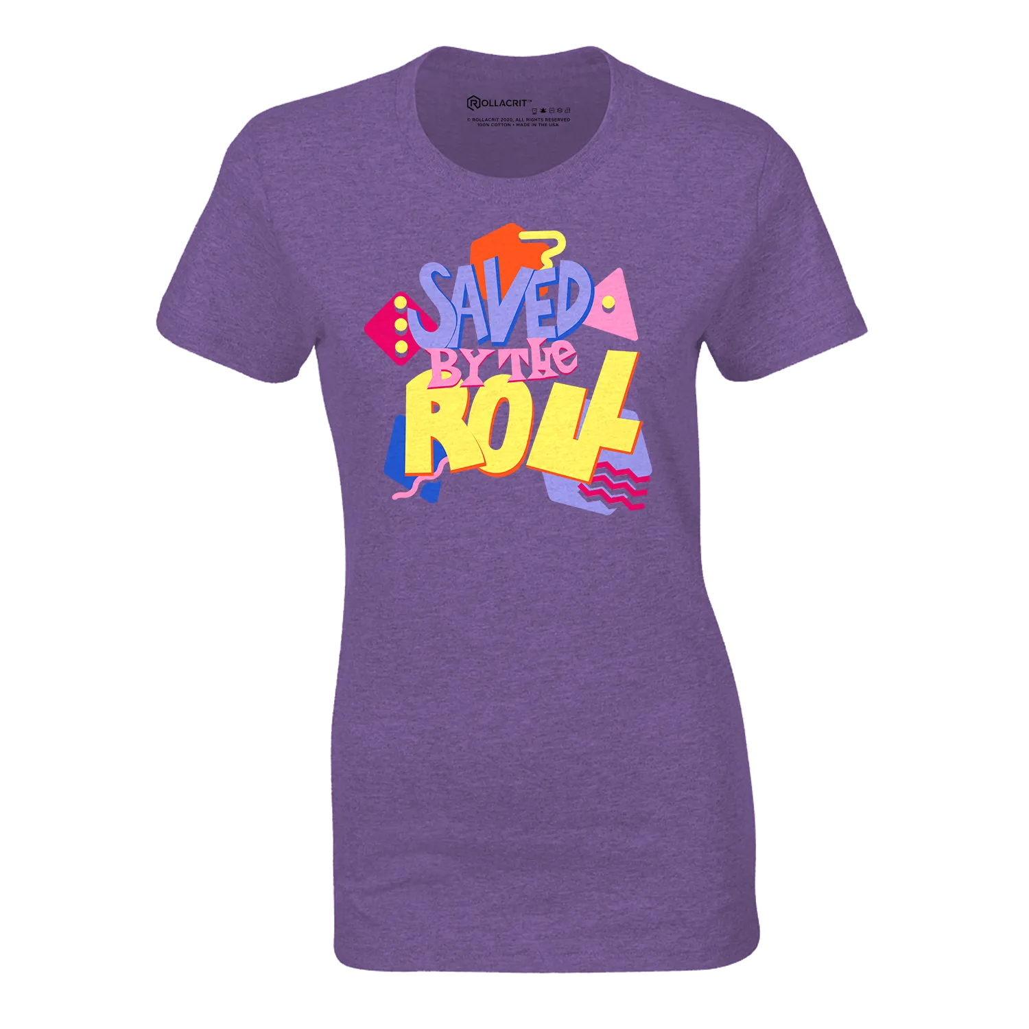 Saved by the Roll Fitted T-shirt