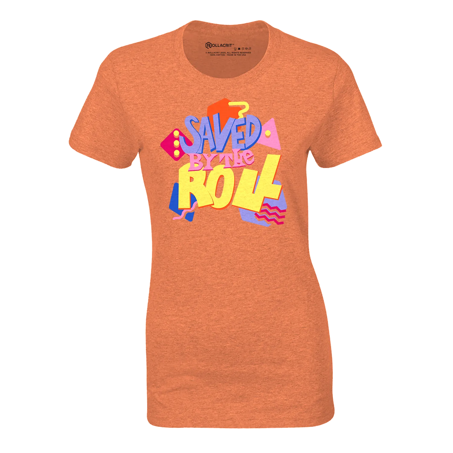 Saved by the Roll Fitted T-shirt