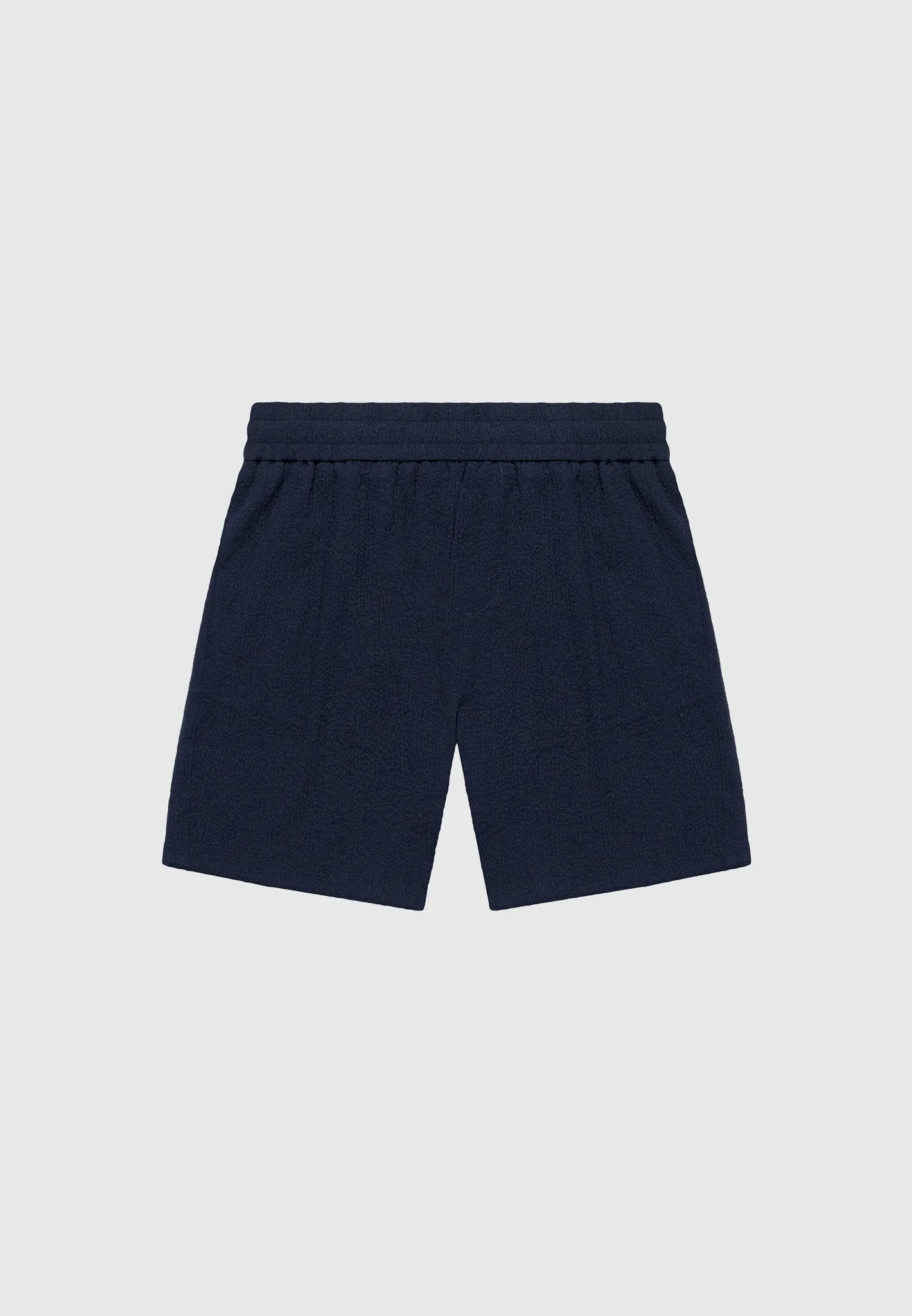 Seersucker Shorts - Navy