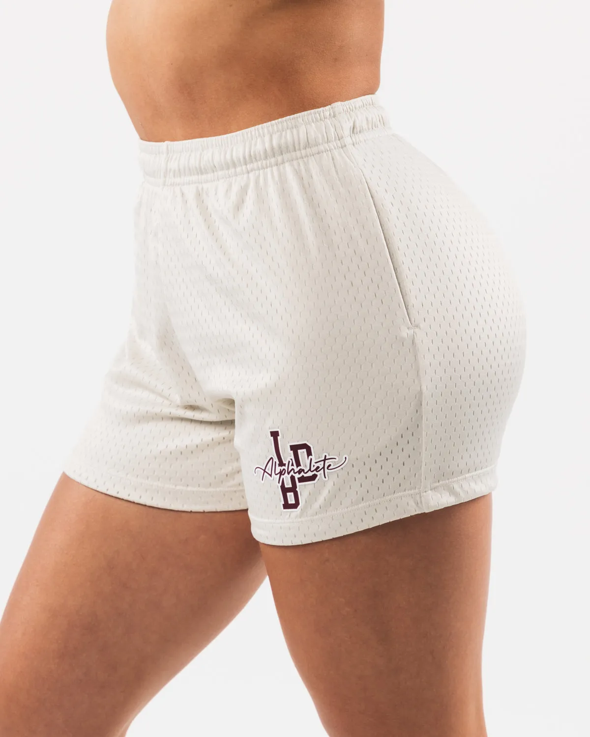 Signature Mesh Short 4" - Sea Shell