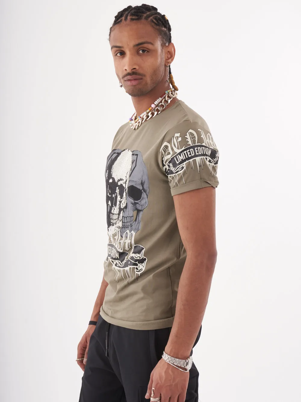 SKULL CRUSHER T-SHIRT | GREEN