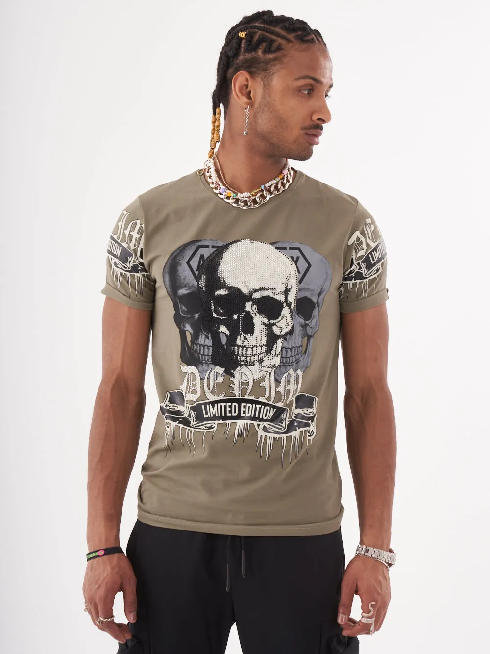 SKULL CRUSHER T-SHIRT | GREEN