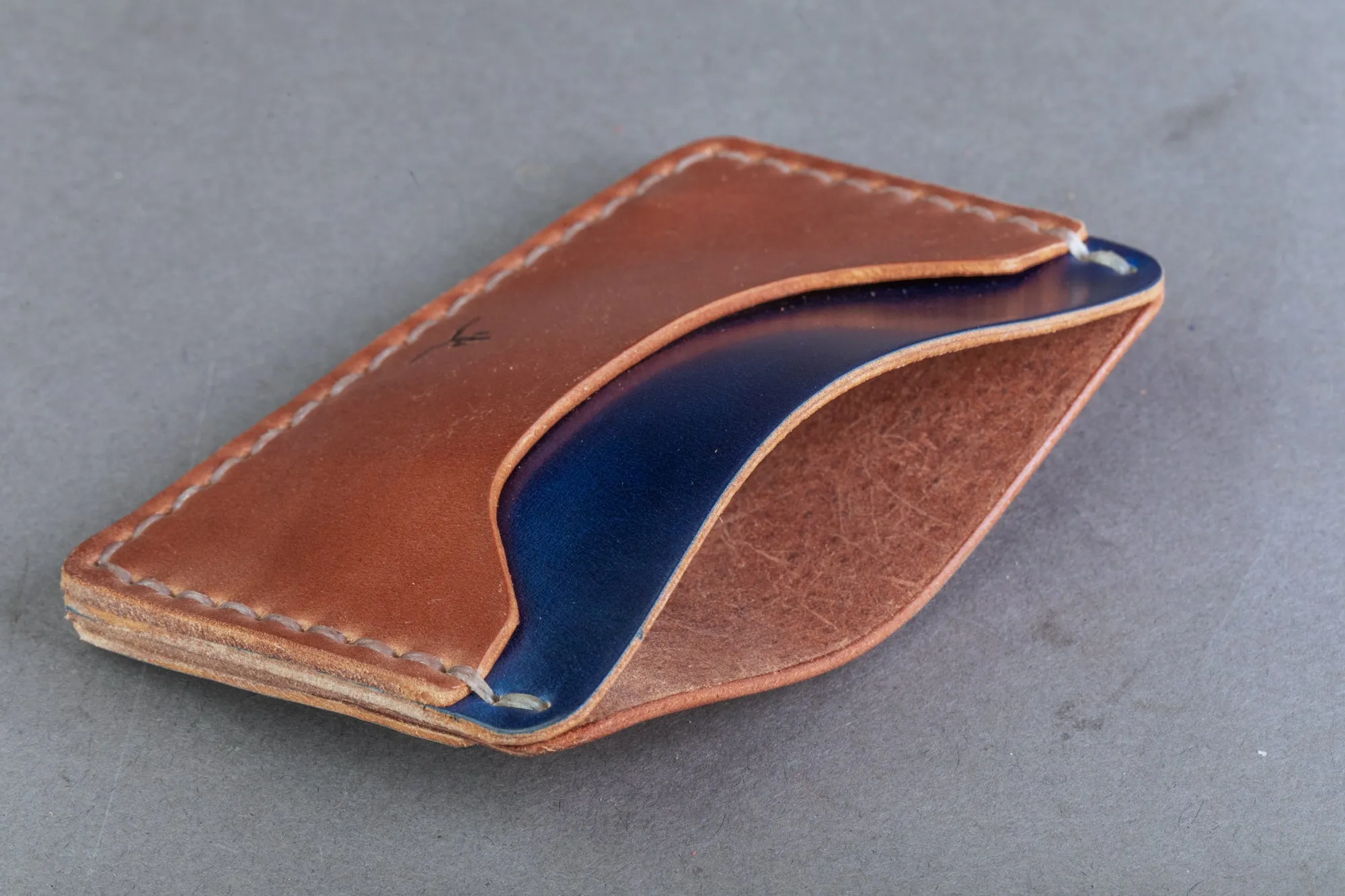 Slim Wallet // Cordovan // White Thread