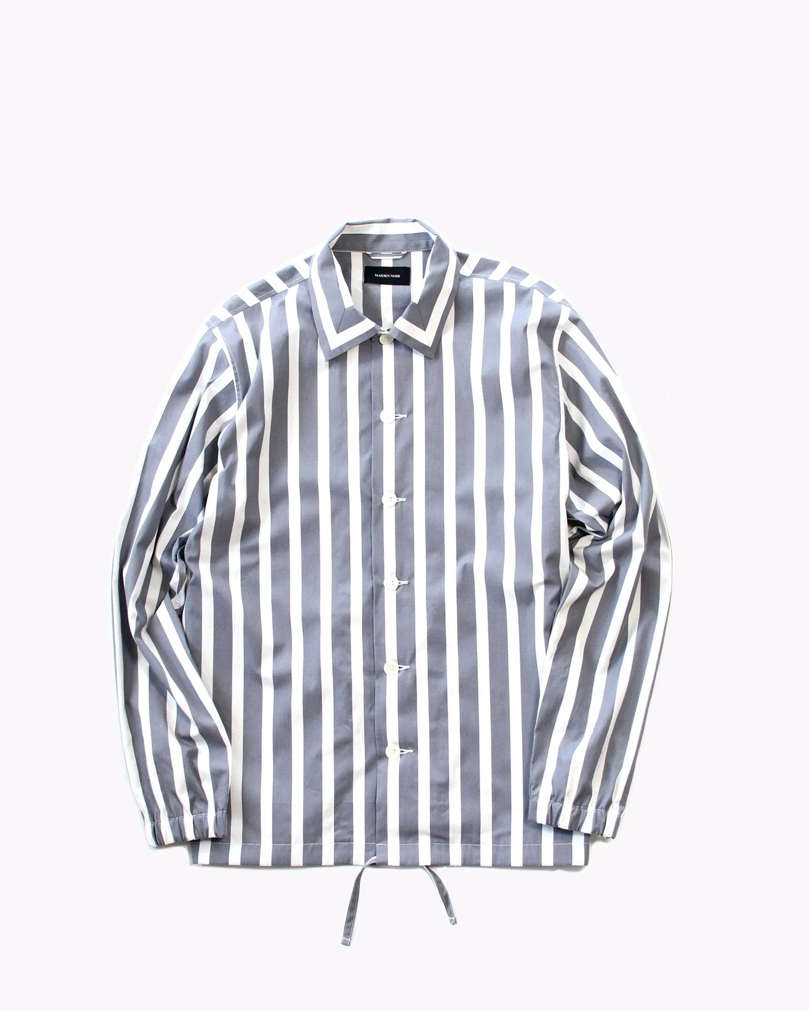 Stripe Coach Shirt - Grey