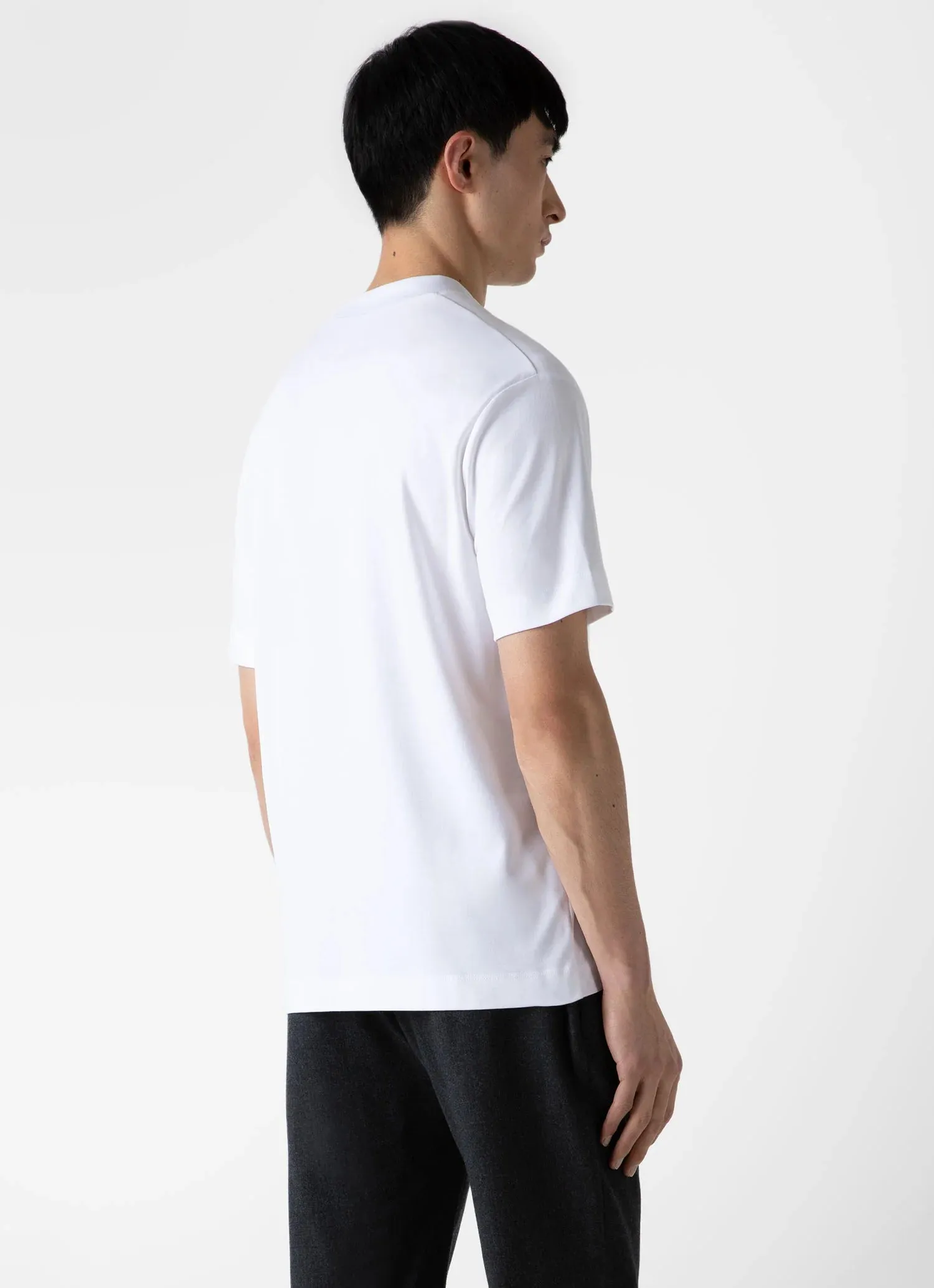 SUNSPEL Relaxed Fit Heavyweight T-shirt - WHITE